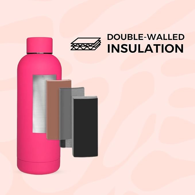 500ml Matte Finish Stainless Steel Water Bottle