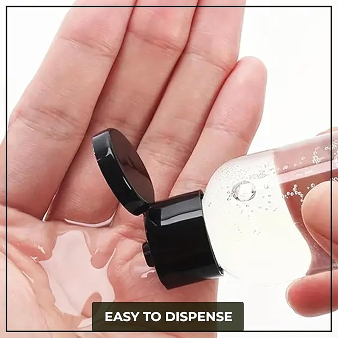 Empty Clear Plastic Bottles Refillable Travel Size Cosmetic Containers
