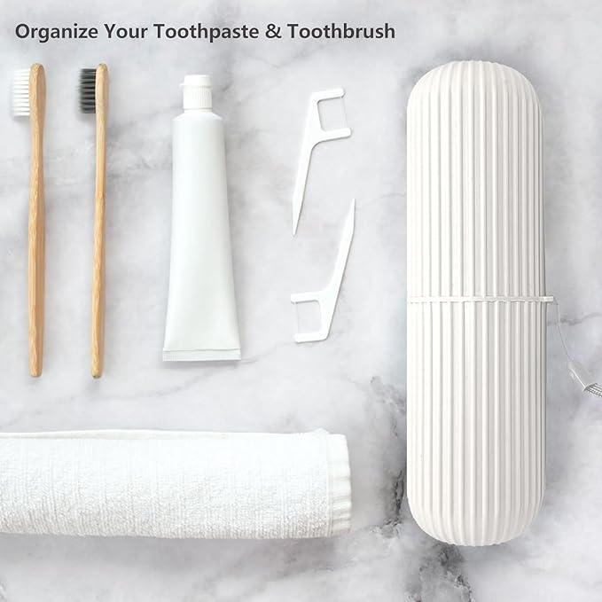 Capsule Shape Travel Toothbrush Case Holder