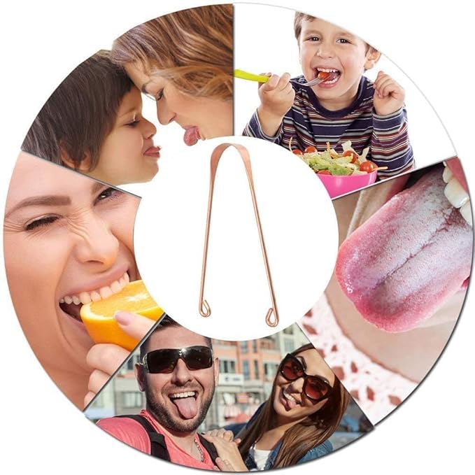 Ayurvedic Copper Tongue Cleaner for Kids & Adults