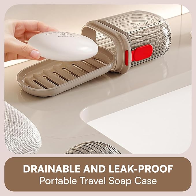 Transparent Soap Box for Travelling