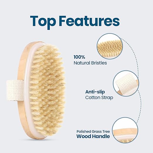 Oval Dry Brushing Body Brush