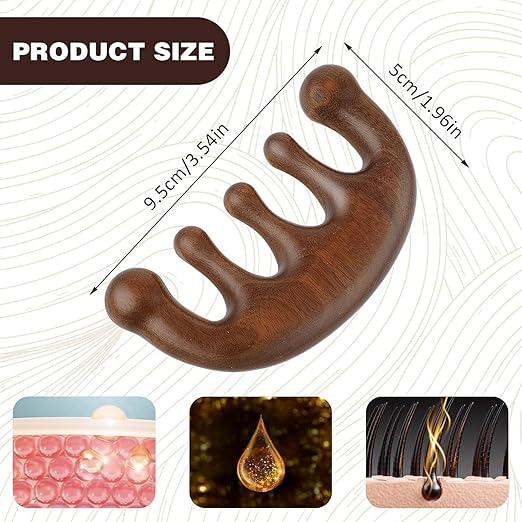 Wooden Head Masssager - Oval