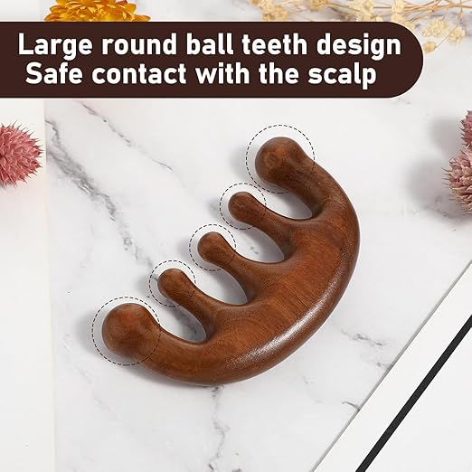 Wooden Head Masssager - Oval