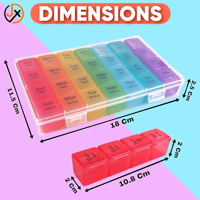 DAILYMENTS Medicine Organizer