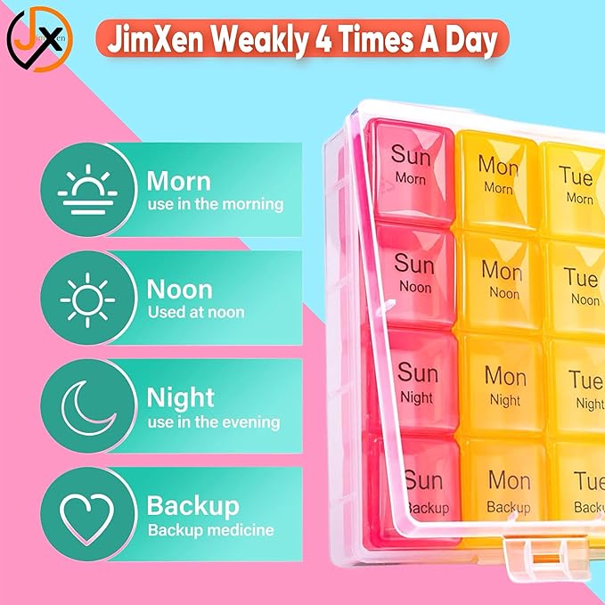 DAILYMENTS Medicine Organizer