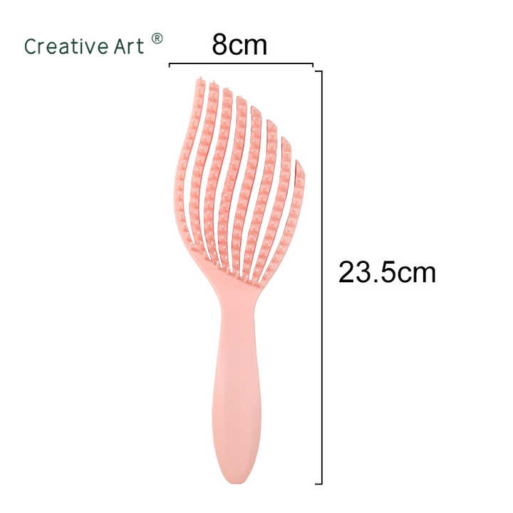 Detangler Hair Brush - Rose Pink