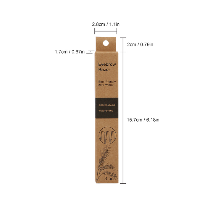 Reusable Face Razor for Women - 3 Razors (Peach) - Excellent Quality