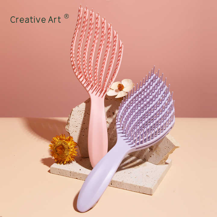 Detangler Hair Brush - Rose Pink