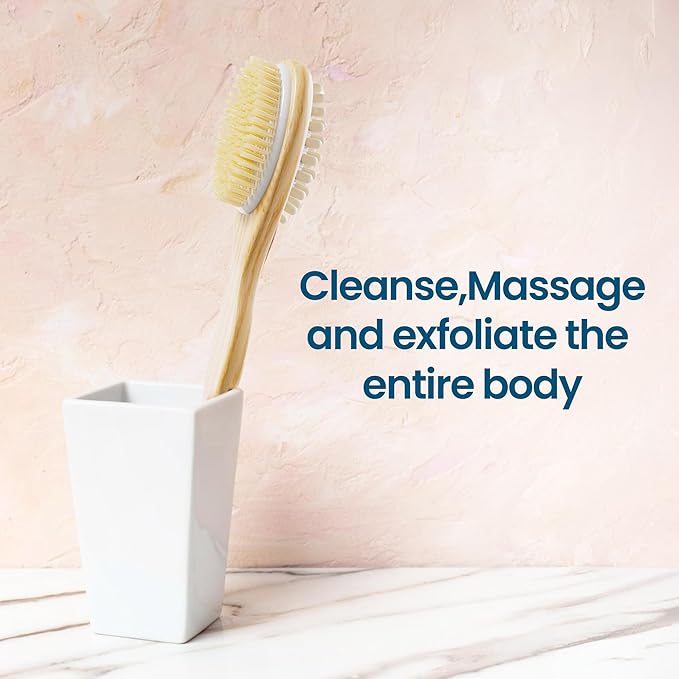2-in-1 Skin Exfoliating & Massaging Dry Body Brush Unisex