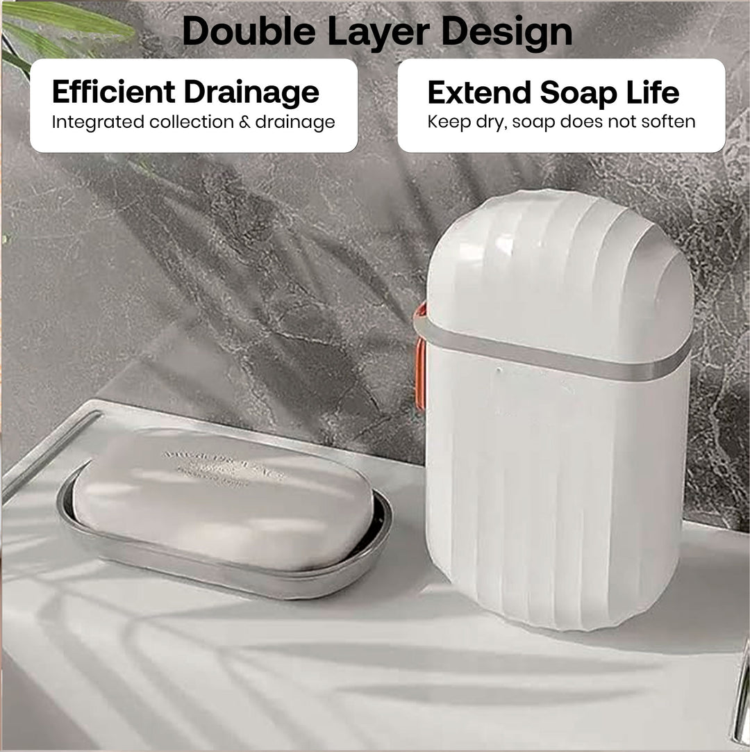 White Soap Box for Travelling